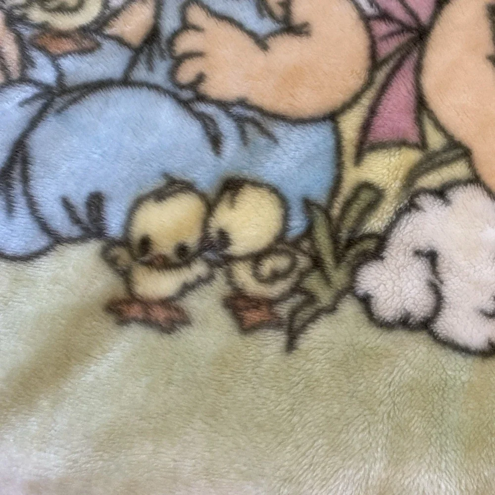 Vintage 2006 luxury plush throw Precious Moments baby nursery pals 30